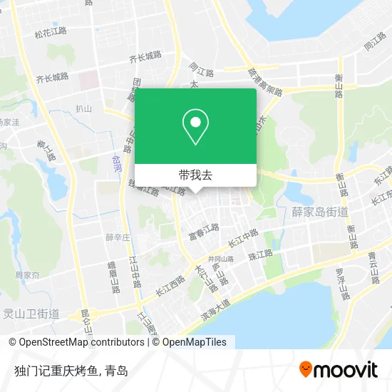 独门记重庆烤鱼地图