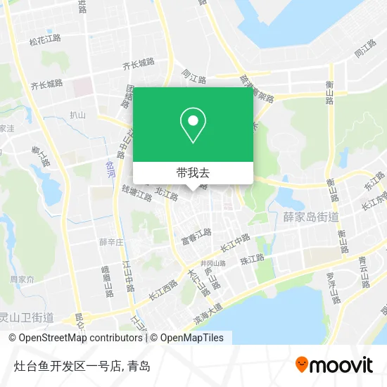 灶台鱼开发区一号店地图