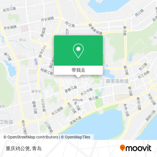 重庆鸡公煲地图