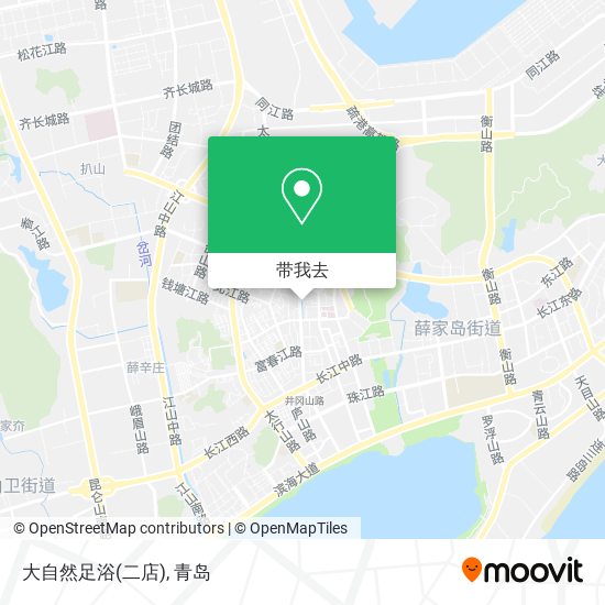 大自然足浴(二店)地图