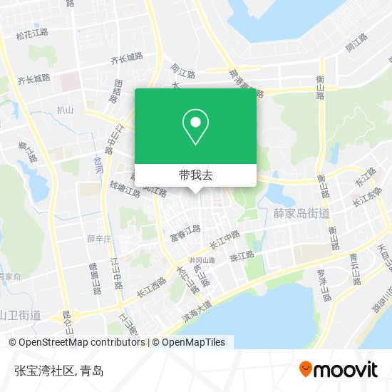 张宝湾社区地图