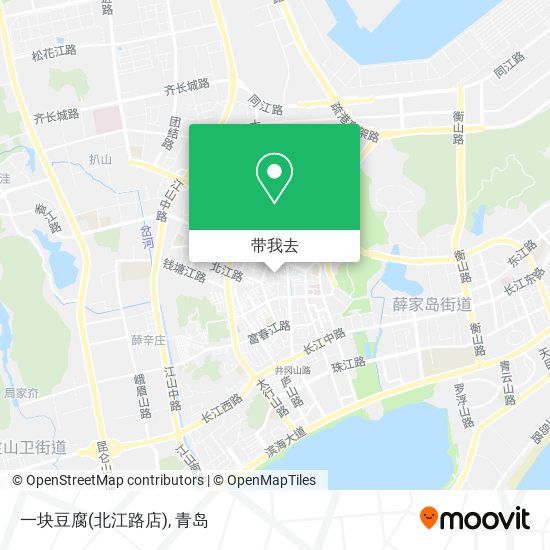 一块豆腐(北江路店)地图