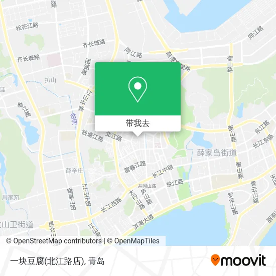 一块豆腐(北江路店)地图