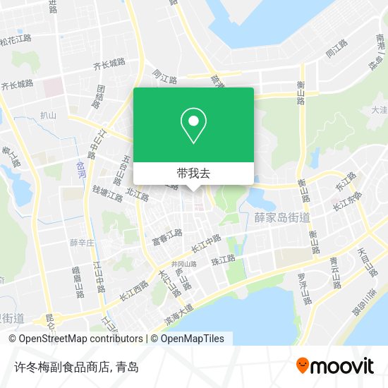 许冬梅副食品商店地图