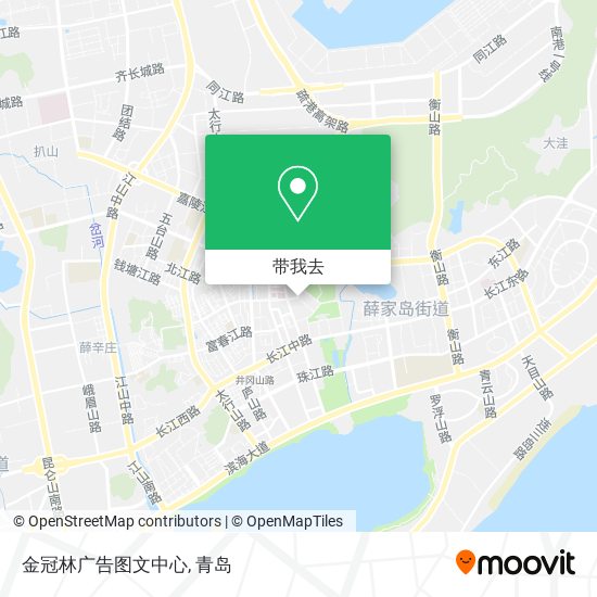 金冠林广告图文中心地图
