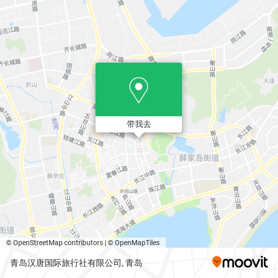 青岛汉唐国际旅行社有限公司地图