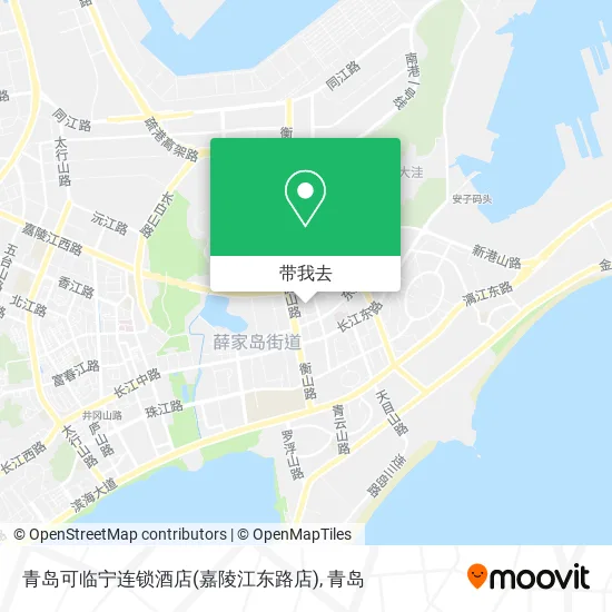 青岛可临宁连锁酒店(嘉陵江东路店)地图