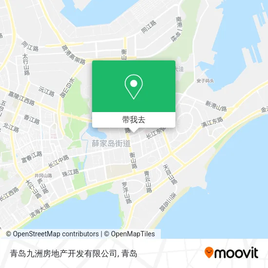 青岛九洲房地产开发有限公司地图