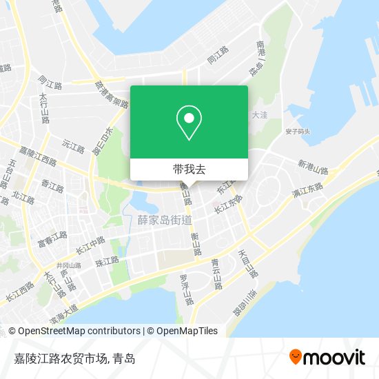 嘉陵江路农贸市场地图