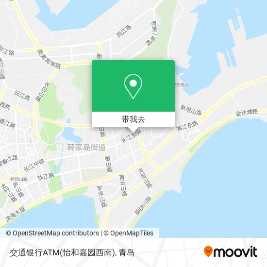 交通银行ATM(怡和嘉园西南)地图