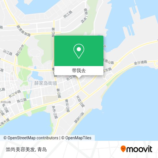 崇尚美容美发地图