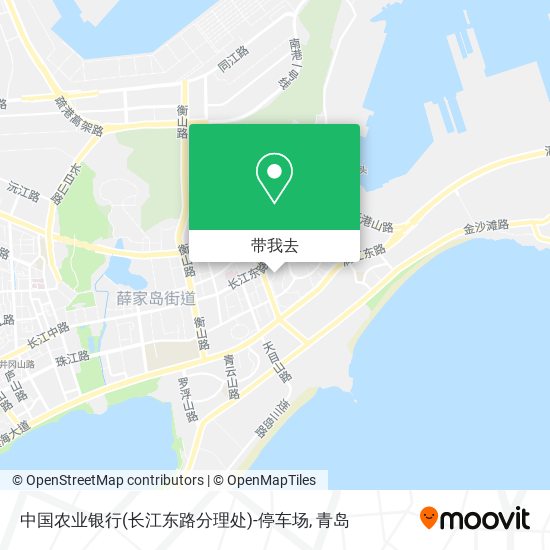 中国农业银行(长江东路分理处)-停车场地图