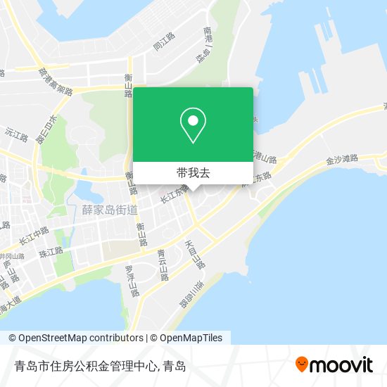 青岛市住房公积金管理中心地图