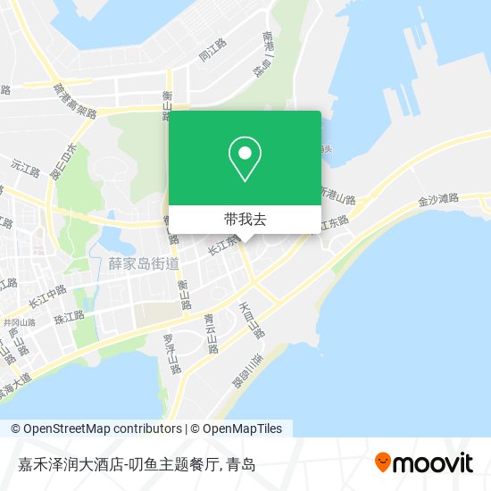 嘉禾泽润大酒店-叨鱼主题餐厅地图