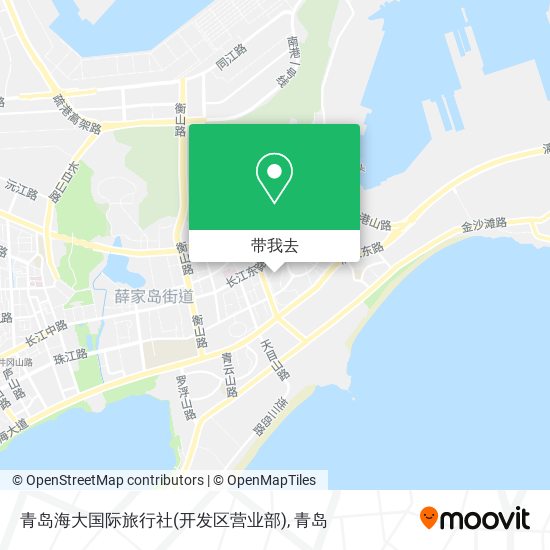 青岛海大国际旅行社(开发区营业部)地图