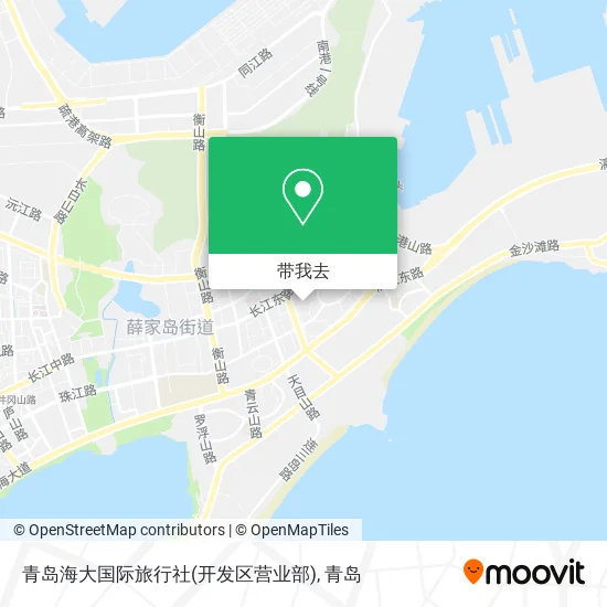 青岛海大国际旅行社(开发区营业部)地图