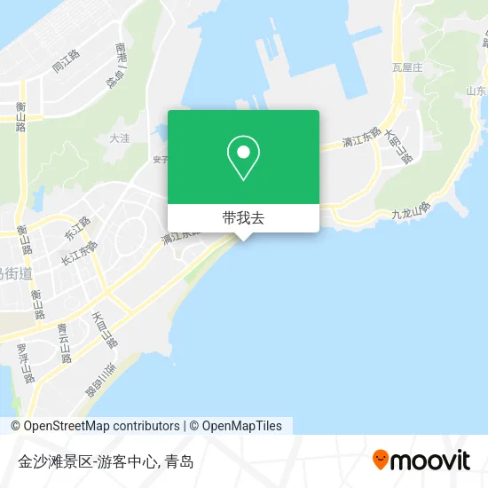 金沙滩景区-游客中心地图