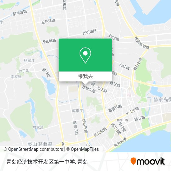 青岛经济技术开发区第一中学地图
