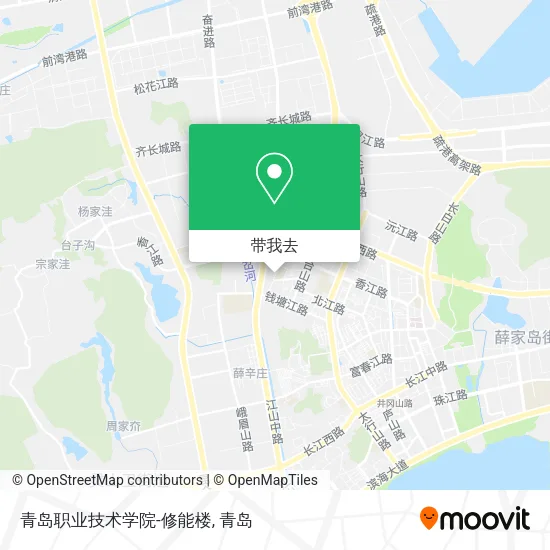 青岛职业技术学院-修能楼地图