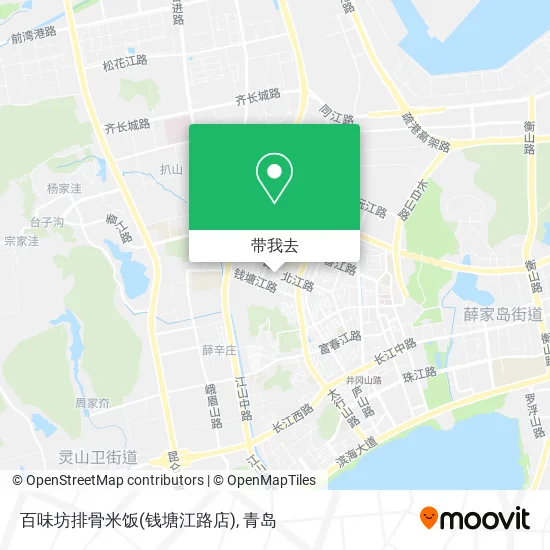 百味坊排骨米饭(钱塘江路店)地图