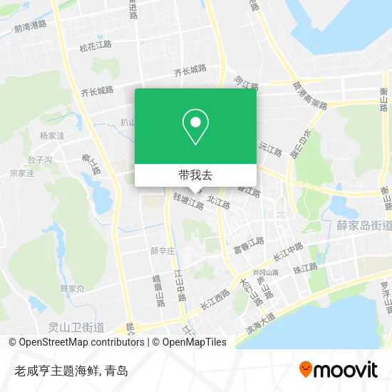 老咸亨主题海鲜地图