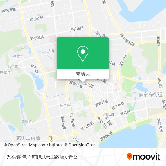 光头许包子铺(钱塘江路店)地图
