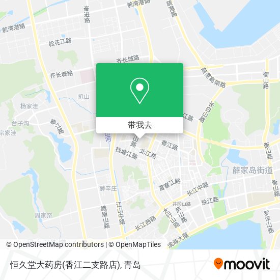恒久堂大药房(香江二支路店)地图
