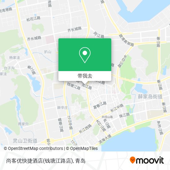 尚客优快捷酒店(钱塘江路店)地图