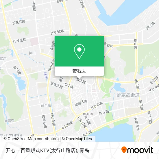 开心一百量贩式KTV(太行山路店)地图