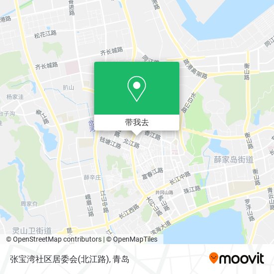 张宝湾社区居委会(北江路)地图