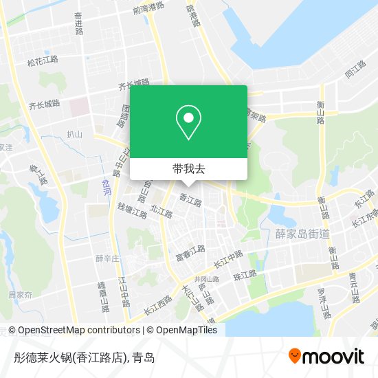 彤德莱火锅(香江路店)地图