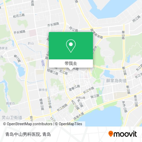 青岛中山男科医院地图