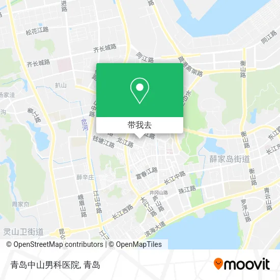 青岛中山男科医院地图