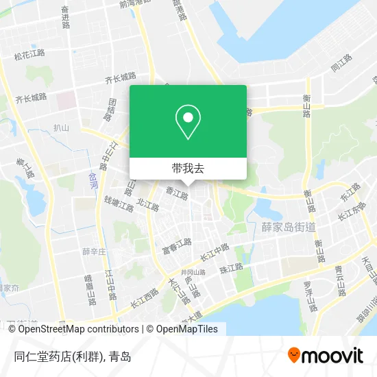 同仁堂药店(利群)地图