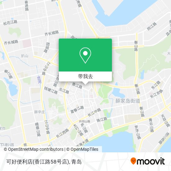 可好便利店(香江路58号店)地图