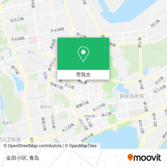 金田小区地图