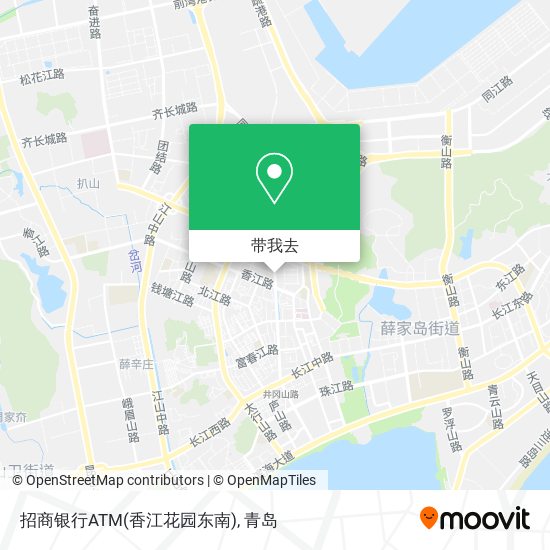 招商银行ATM(香江花园东南)地图
