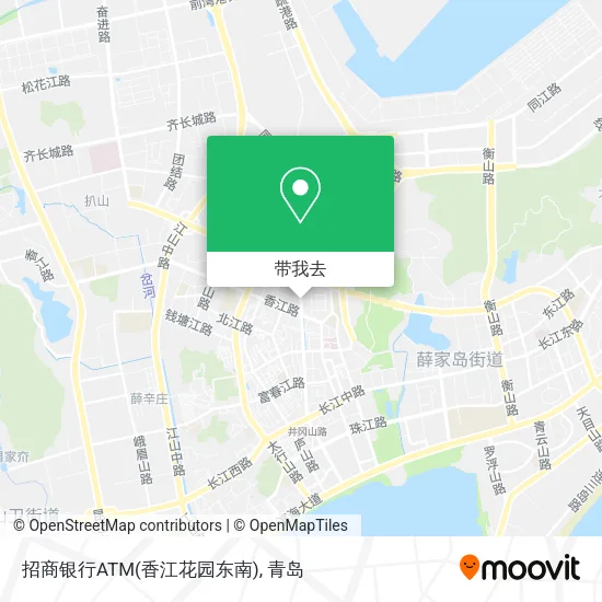 招商银行ATM(香江花园东南)地图