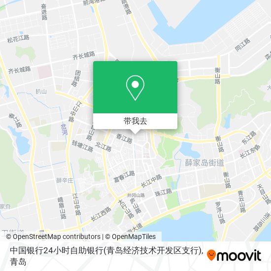 中国银行24小时自助银行(青岛经济技术开发区支行)地图