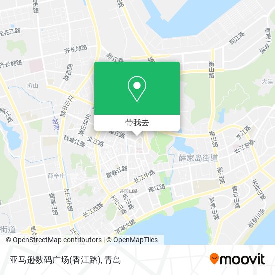 亚马逊数码广场(香江路)地图