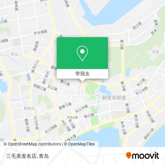 三毛美发名店地图