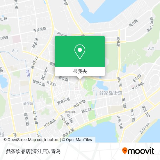 鼎茶饮品店(濠洼店)地图