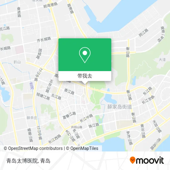 青岛太博医院地图