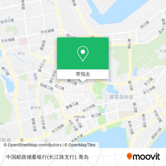 中国邮政储蓄银行(长江路支行)地图