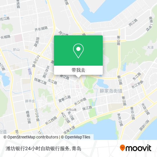 潍坊银行24小时自助银行服务地图