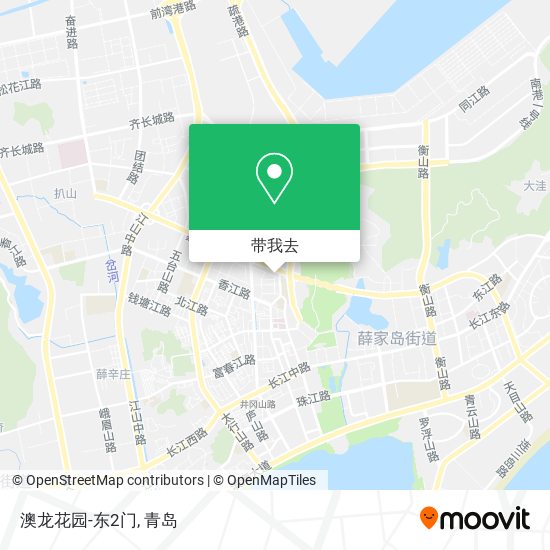 澳龙花园-东2门地图