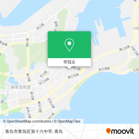青岛市黄岛区第十六中学地图