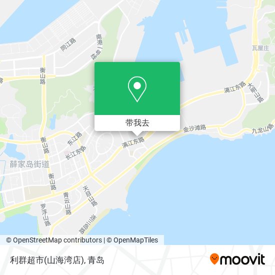 利群超市(山海湾店)地图