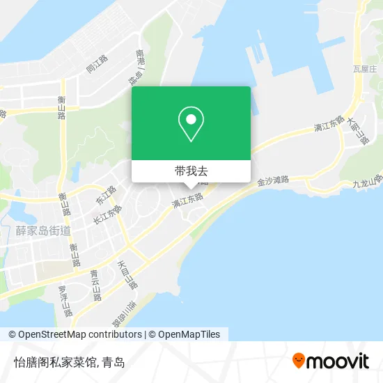 怡膳阁私家菜馆地图
