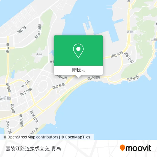 嘉陵江路连接线立交地图